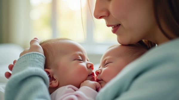 Allaitement cas grossesse multiple : un défi rempli d'avantages